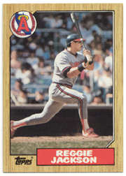1987 Topps Baseball Cards      300     Reggie Jackson